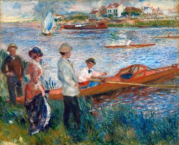 Les canotiers à Chatou, Auguste Renoir