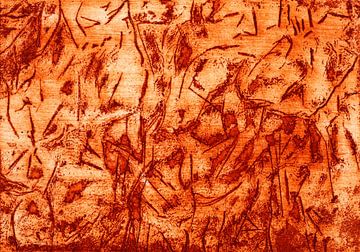 Höhlenzeichnung von Godelieve Abstracte Kunst