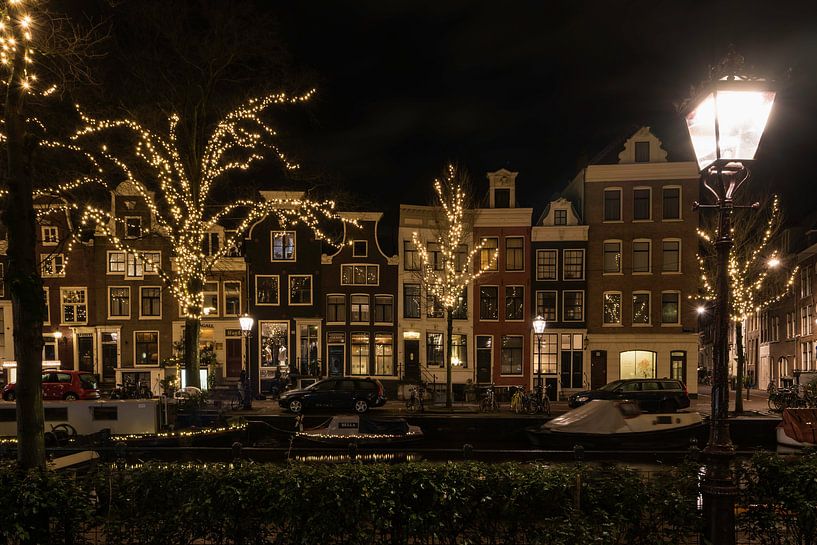 Een avond in Amsterdam van Leon Doorn