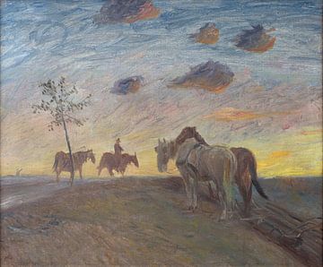 Paysage du soir, Theodor Philipsen