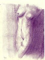 Angelique in Purple Light