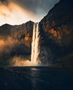 Wasserfall in Island