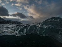 Golven aan de Noorse kust