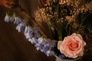 Schöner Blumenstrauß für die Wand
