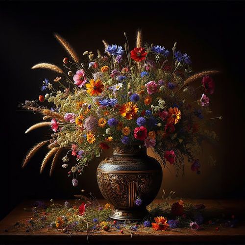 Boeket wilde bloemen