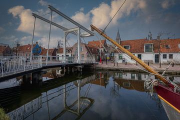 Landebahnbrücke - Edam (NL) von Mart Houtman