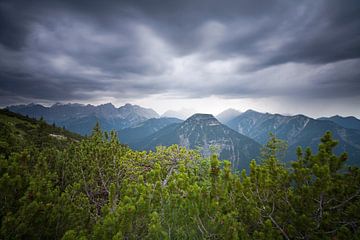 Dramatic atmosphere over the Karwendel Mountains by Jiri Viehmann
