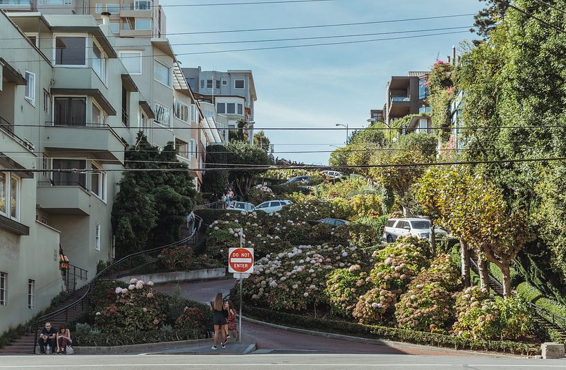 Lombard Street San Francisco | Travel Photography Fine Art Photo Print | California, U.S.A. par Sanne Dost