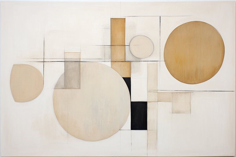 Harmony | Beige by Abstract Painting