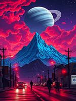 Abstract Planet Landscape