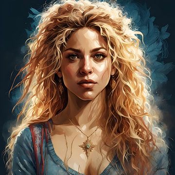 Shakira 2 by Johanna's Art