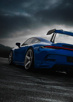 Blaue Geschwindigkeit: Porsche