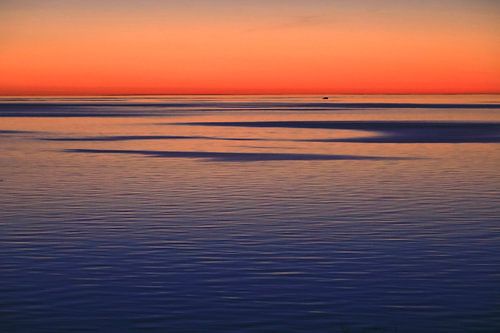 Fantastic sunrise on the Baltic Sea