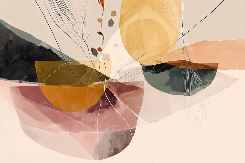 Formes organiques en harmonie n°2 par Studio BB