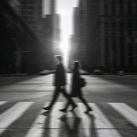 Des vies synchronisées en mouvement dans un espace urbain