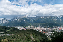 Aussicht auf die Nordkette
