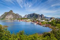 Schilderachtig Lofoten Reine in Noorwegen