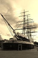 Die Cutty Sark und das Museum in Greenwich, London