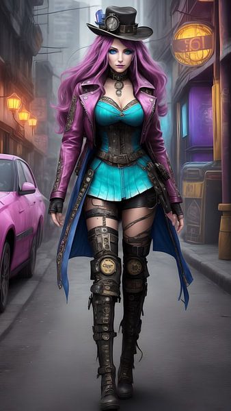 Steampunk Woman XXIII von DeVerviersBelgium