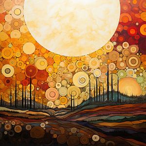 Warm Landscape Art