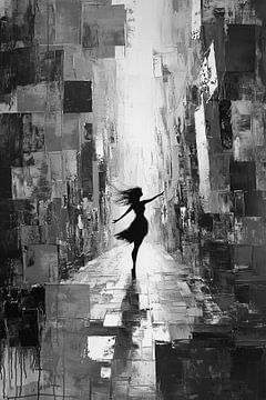 Danse en fragments Noir et blanc