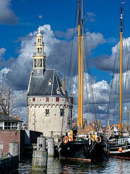 Hoofdtoren op een mooie dag in Hoorn van Marian Appelman