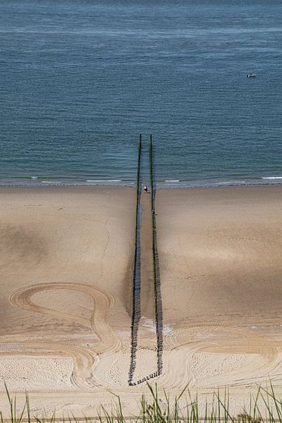 Zoutelande strand van Helga van de Kar