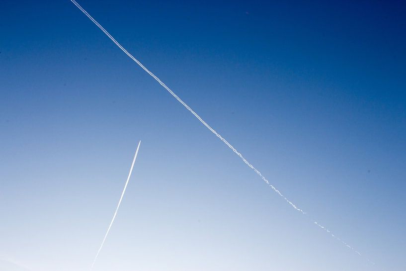 Lucht met vliegtuigen van thomaswphotography