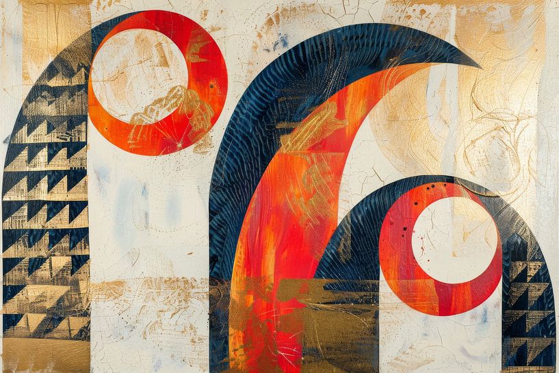 Abstract painting by Poster Art Shop