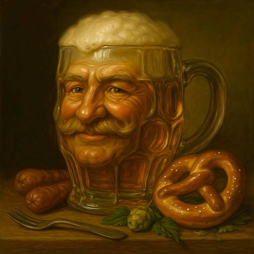 Herr Bräu (Lachend) – De Bourgondiër in Bierglas