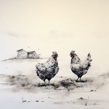 Huhn | Hühner von ARTEO Gemälde