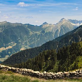 Bergtoppen in Oostenrijk Tirol van Sara in t Veld Fotografie