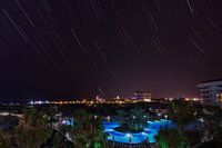 Sterrenspoor boven Side (Turkije)