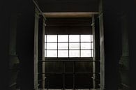 Een verlaten raam in een verlaten fabriek von Melvin Meijer Miniaturansicht