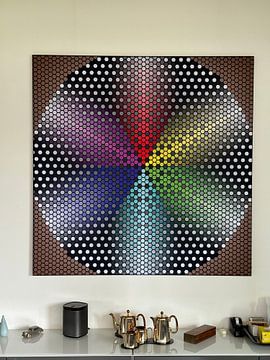 Klantfoto: Colored Hexagons van Henk Schellekens