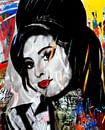 Hommage an Amy Winehouse Pop Art PUR von Felix von Altersheim Miniaturansicht