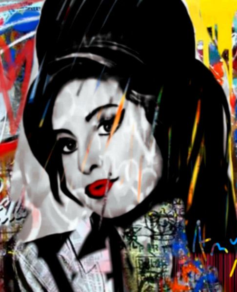 Amy Winehouse Pop Art PUR par Felix von Altersheim