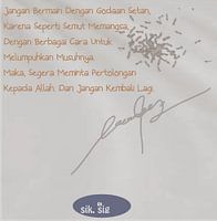 Indonesische kunstmotivatie door sik.sig