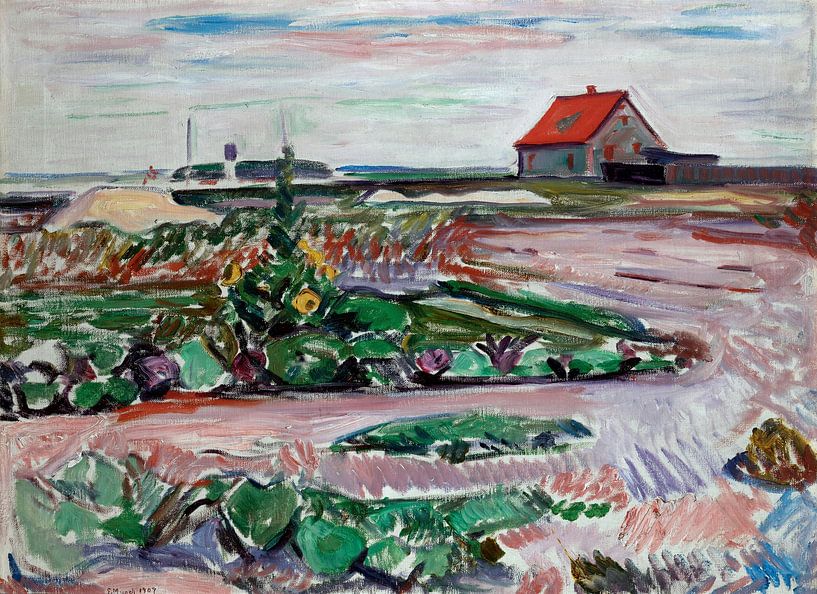 Seashore near Lübeck, Edvard Munch by All the Masters