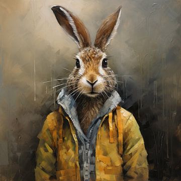 Anthropomorphes Kaninchen von Wunderbare Kunst
