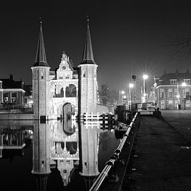 Abstrakte Fotografie | Straßenfotografie | Schwarz-Weiß | Sneek III von Art. by Janine