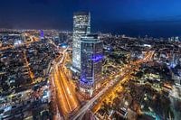 The skyline of Tel Aviv in Israël