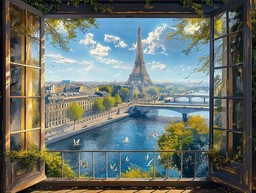 prachtig uitzicht vanuit de kamer