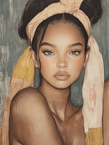 Portret in zachte, warme kleuren