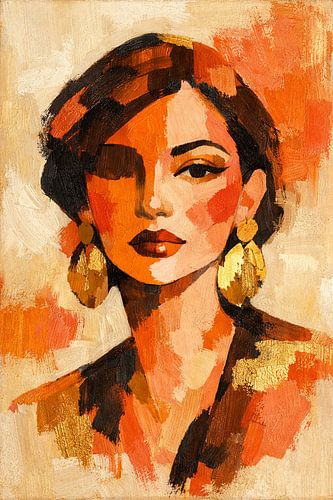 Portret in Tangerine