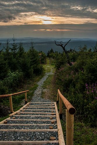 Fichtelberg - Blickrichtung Rittersgrün