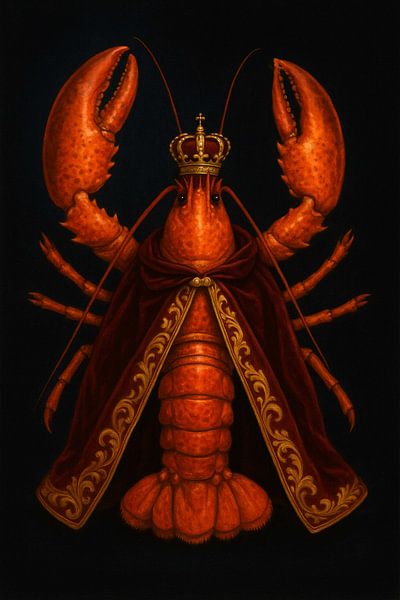 Lobster - His Royal Highness, the Fifth Course van Moonheart Artworks