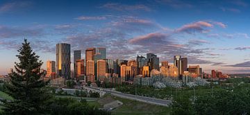 De skyline van de Canadese stad Calgary van Remco Piet