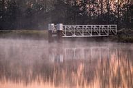 Mistige morgen bij het kanaal van Wouter Bos thumbnail