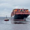 Container-Schiff von Karin vd Waal